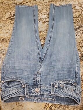 GRACE Vintage Light Blue Women's Capri Cropped Jeans. Size 26 Inseam 20.5 Rise 7